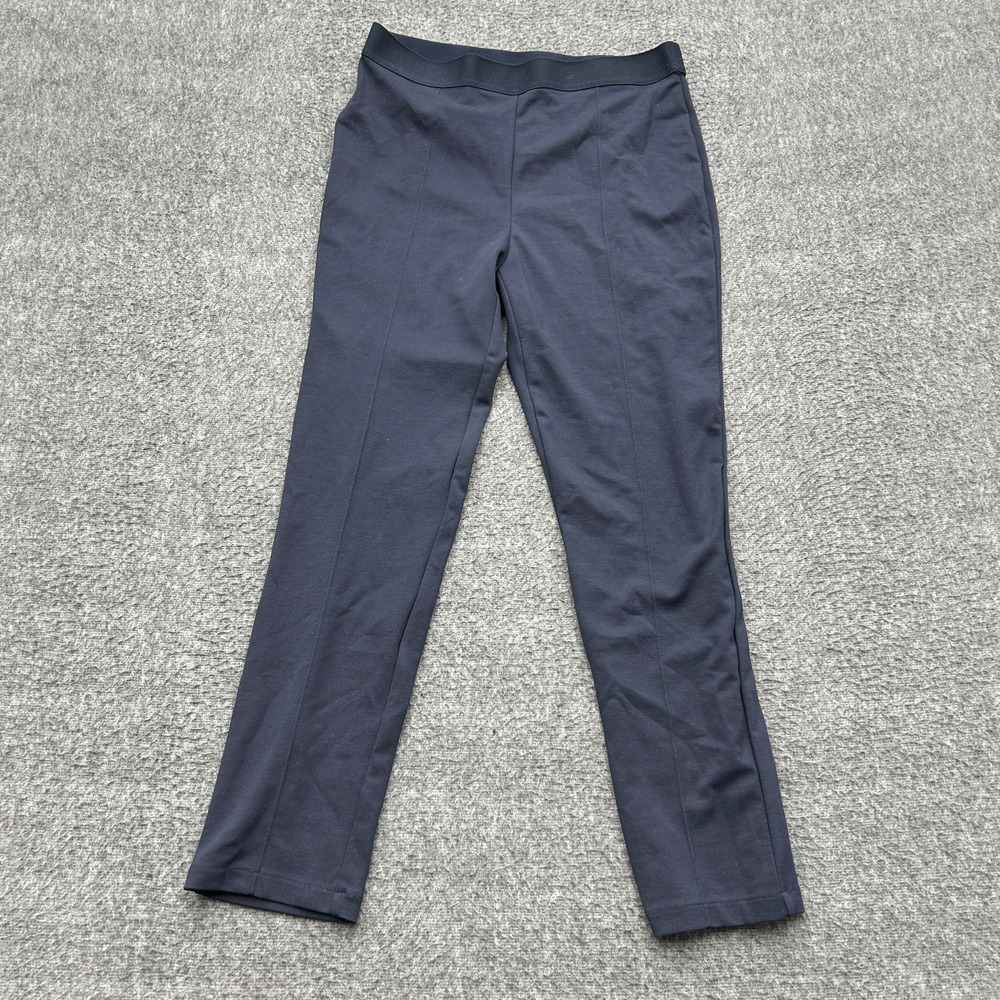 Uniqlo Ponte Knit Leggings Pants Womens M Slim Fit Stretch Minimalist Preppy